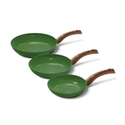 Go Green 3-Piece Frying Pan Set